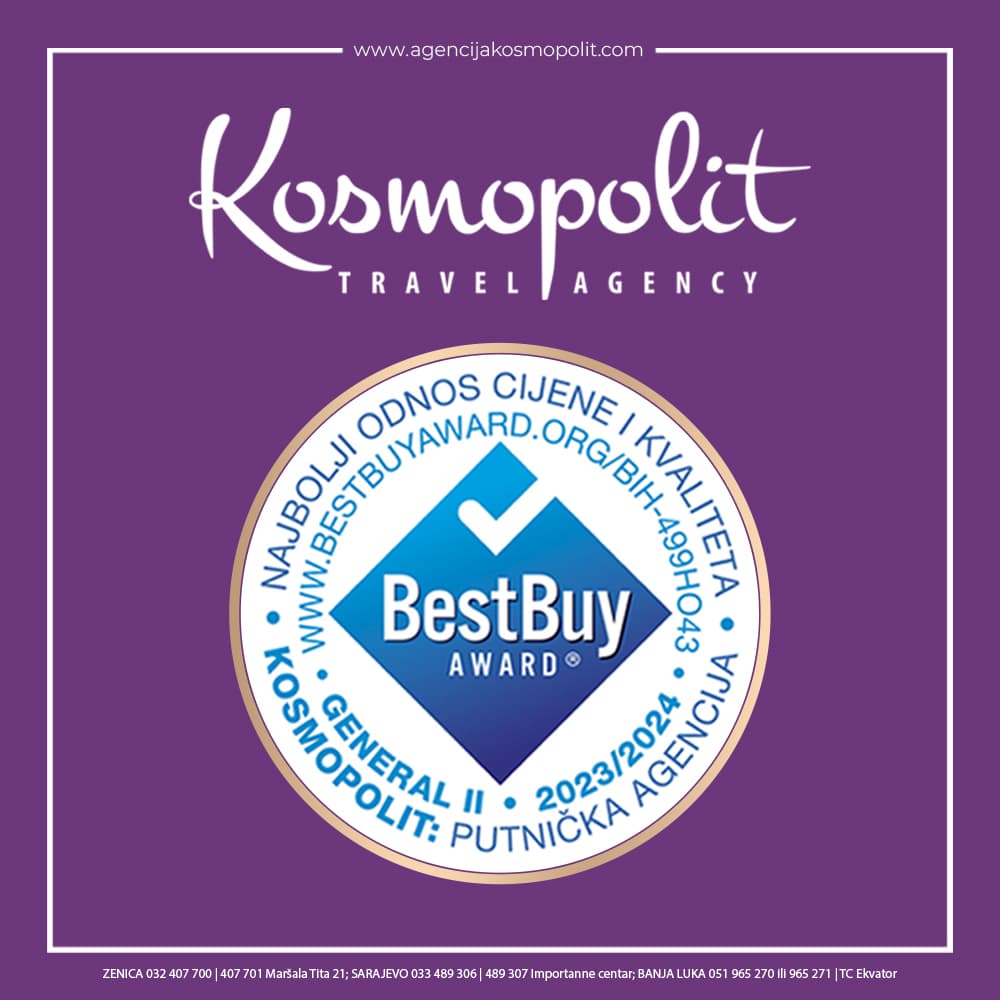 Kosmopolit – Prvak u kvaliteti i cijeni: Osvojen Best Buy Award!