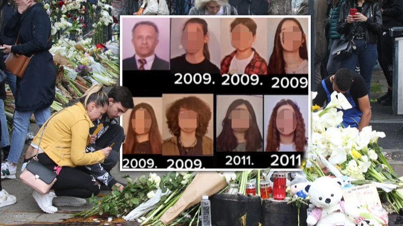 Oni su ubijeni u masakru na Vračaru: Dječak ubio osmero učenika i čuvara, među žrtvama djeca rođena 2009. i 2011. godine