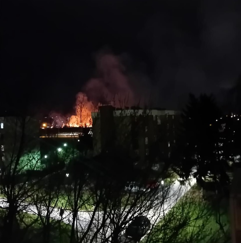 Požar u Sarajevu blizu Međunarodnog aerodroma