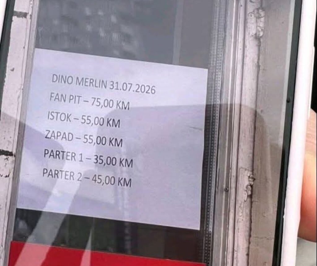 Haos u Sarajevu: Redovi za koncert Dine Merlina ne prestaju, gužve traju od jutra!