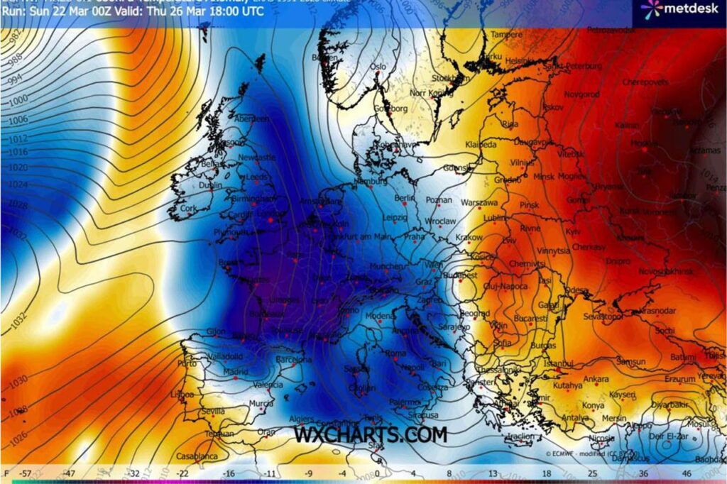 ZIMA JOŠ NIJE GOTOVA: Europa na udaru snažnog hladnog vala, stiže snijeg i do metar – Balkan na meti