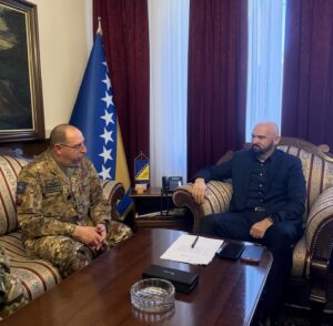 Ministar Ramo Isak primio u oproštajnu posjetu zamjenika komandanta EUFOR-a