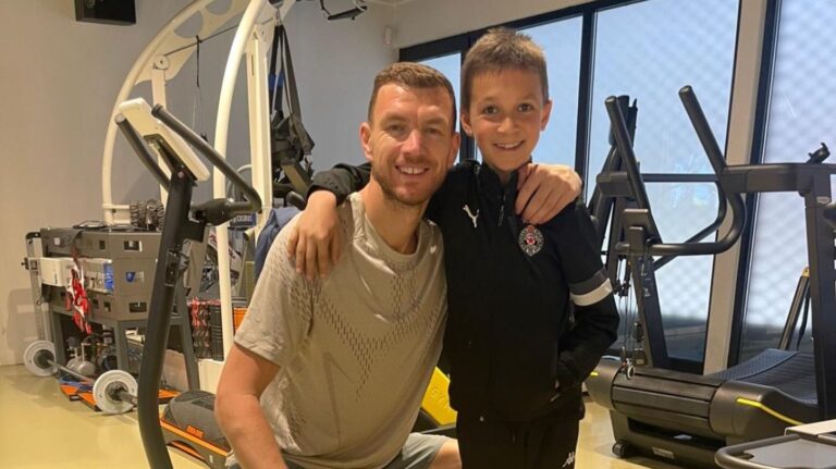 Edin Džeko još jednom pokazao veličinu i uljepšao dan sinu Vladimira Stojkovića