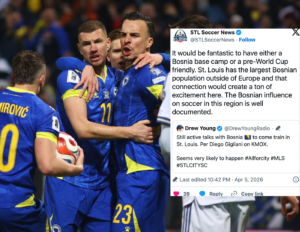 St. Louis sve bliže Zmajevima: Grad dijaspore kandidat za kamp BiH pred Mundijal