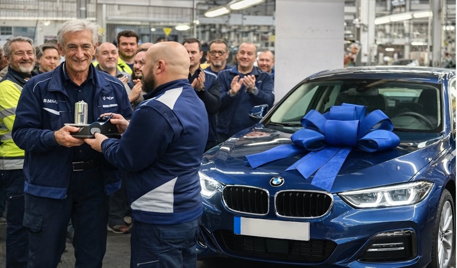 45 godina rada, jedna velika nagrada: Radnik iz Turske u Njemačkoj dobio novi automobil za odlazak u penziju