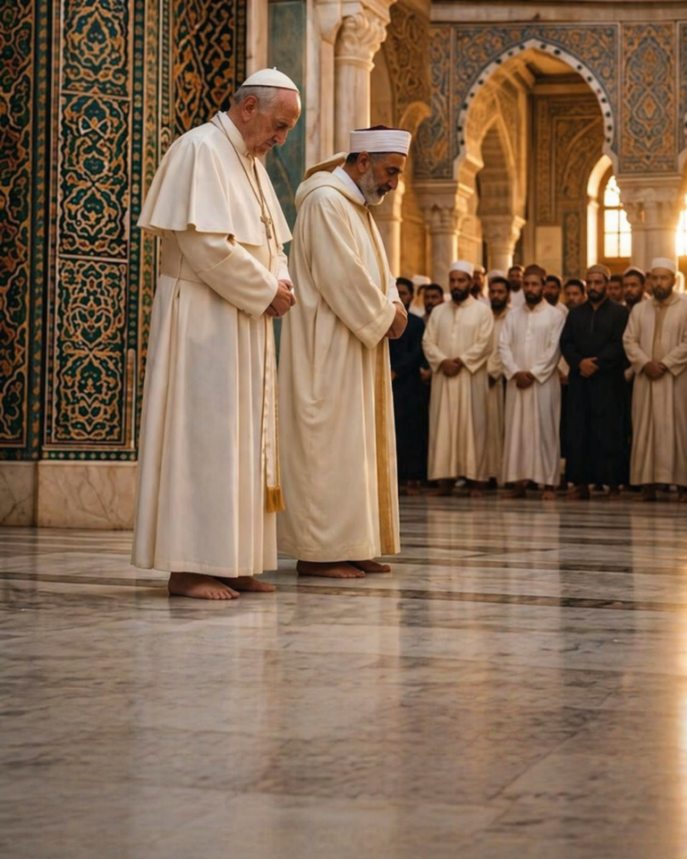 Američki papa Leon XIV. molio u džamiji i pozvao na mir među religijama