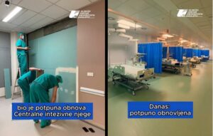 KCUS dobio potpuno obnovljenu intenzivnu njegu: Novi uslovi za najteže pacijente