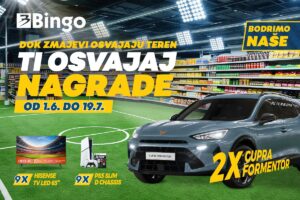 Bingo pokrenuo veliku nagradnu igru “Bodrimo naše”