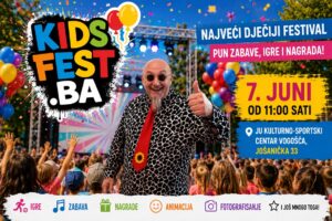 KIDS FEST stiže u Vogošću: Najveseliji festival za djecu 7. juna u okviru „Vogošćanskih dana“