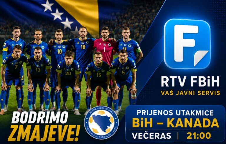Gdje večeras gledate BiH – Kanada? Javite nam se u komentarima