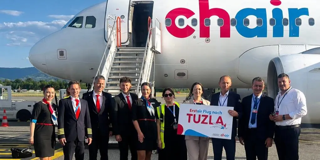 Iz Tuzle ponovo direktno za Švicarsku: Prvi avion sletio na aerodrom